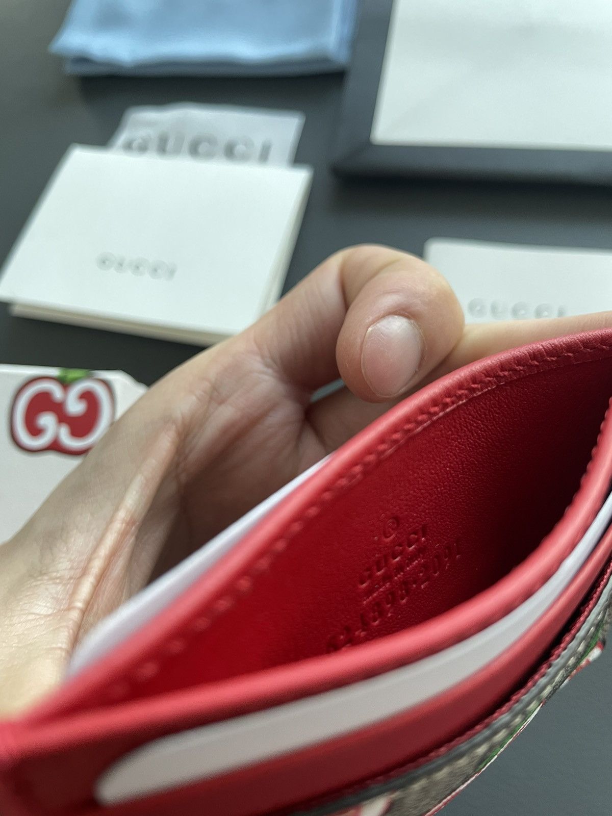 Gucci Brand NEW Limited Edition Monogram Gucci Cardholder Size ONE SIZE - 7 Thumbnail