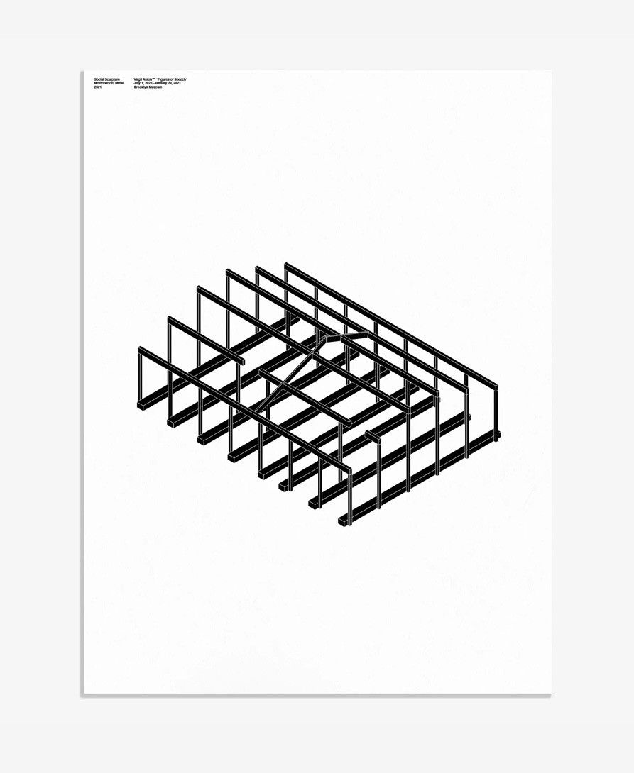 Virgil Abloh Virgil Abloh Brooklyn Museum Poster #2 Size ONE SIZE - 1 Thumbnail