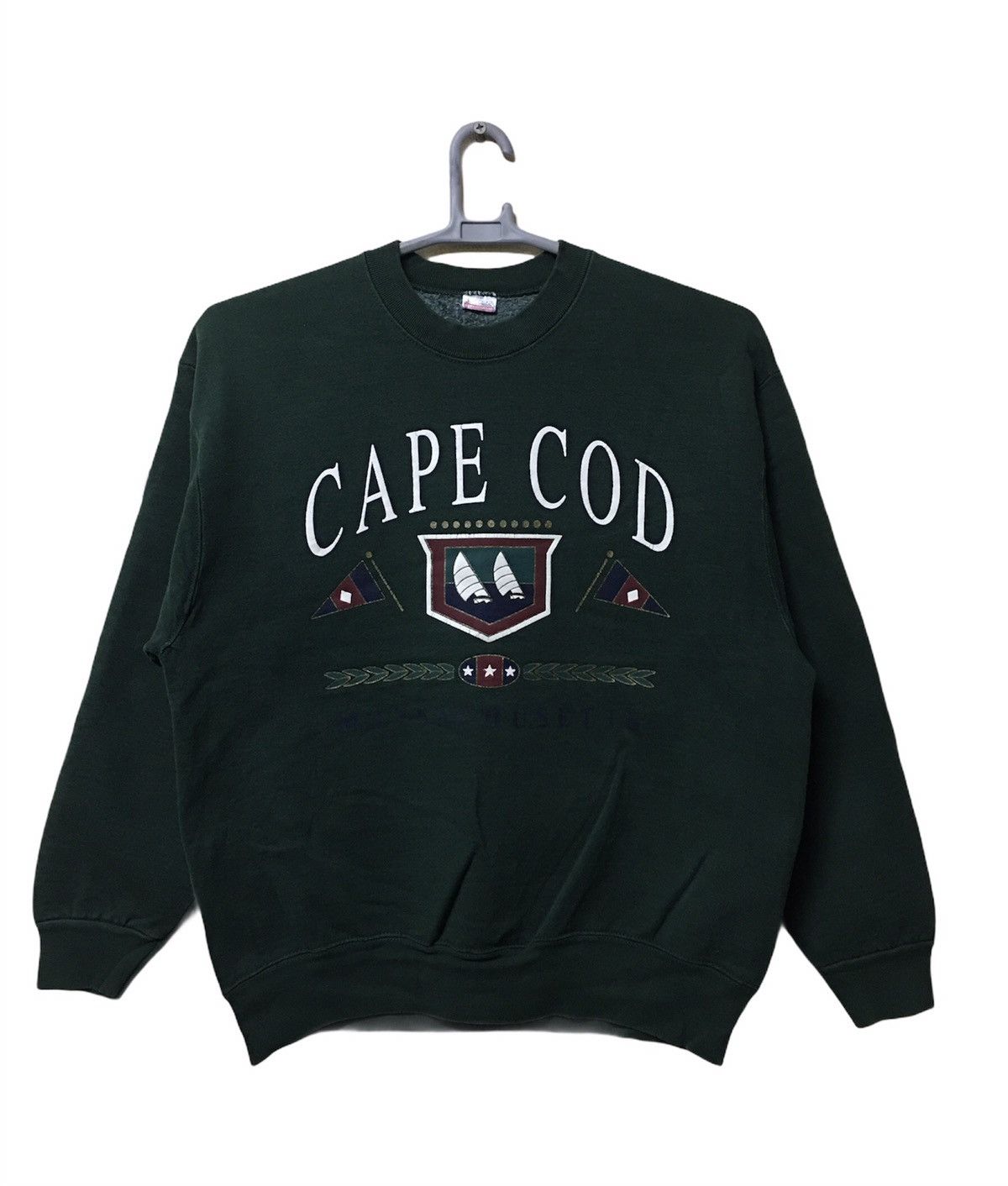 Vintage Cape Cod MASSACHUSETTS Sweatshirt green colour
