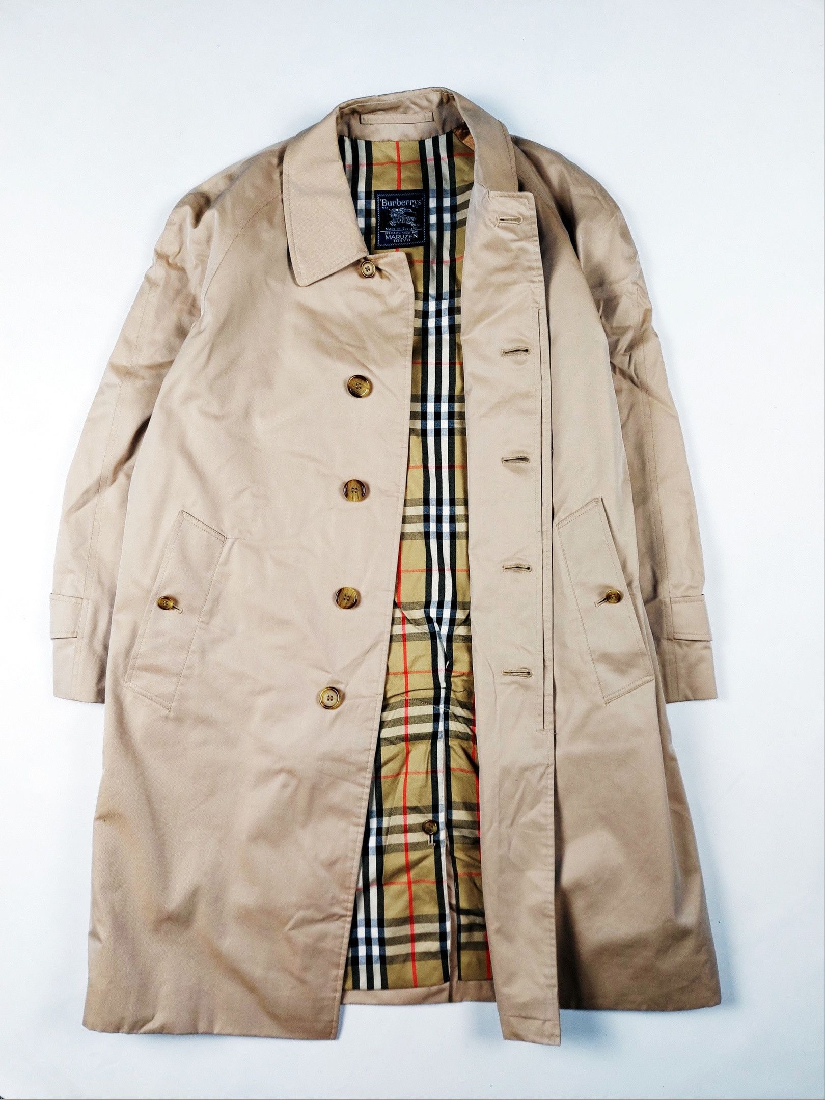 Burberry Vintage Burberry trench Coat Nova Check | Grailed