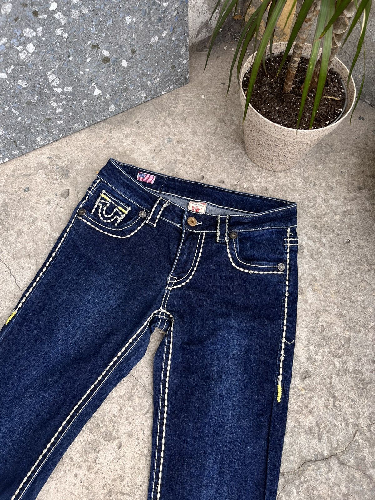 True Religion × Vintage Vintage True Religion Jeans Skinny Fit pants Size 29" - 3 Thumbnail