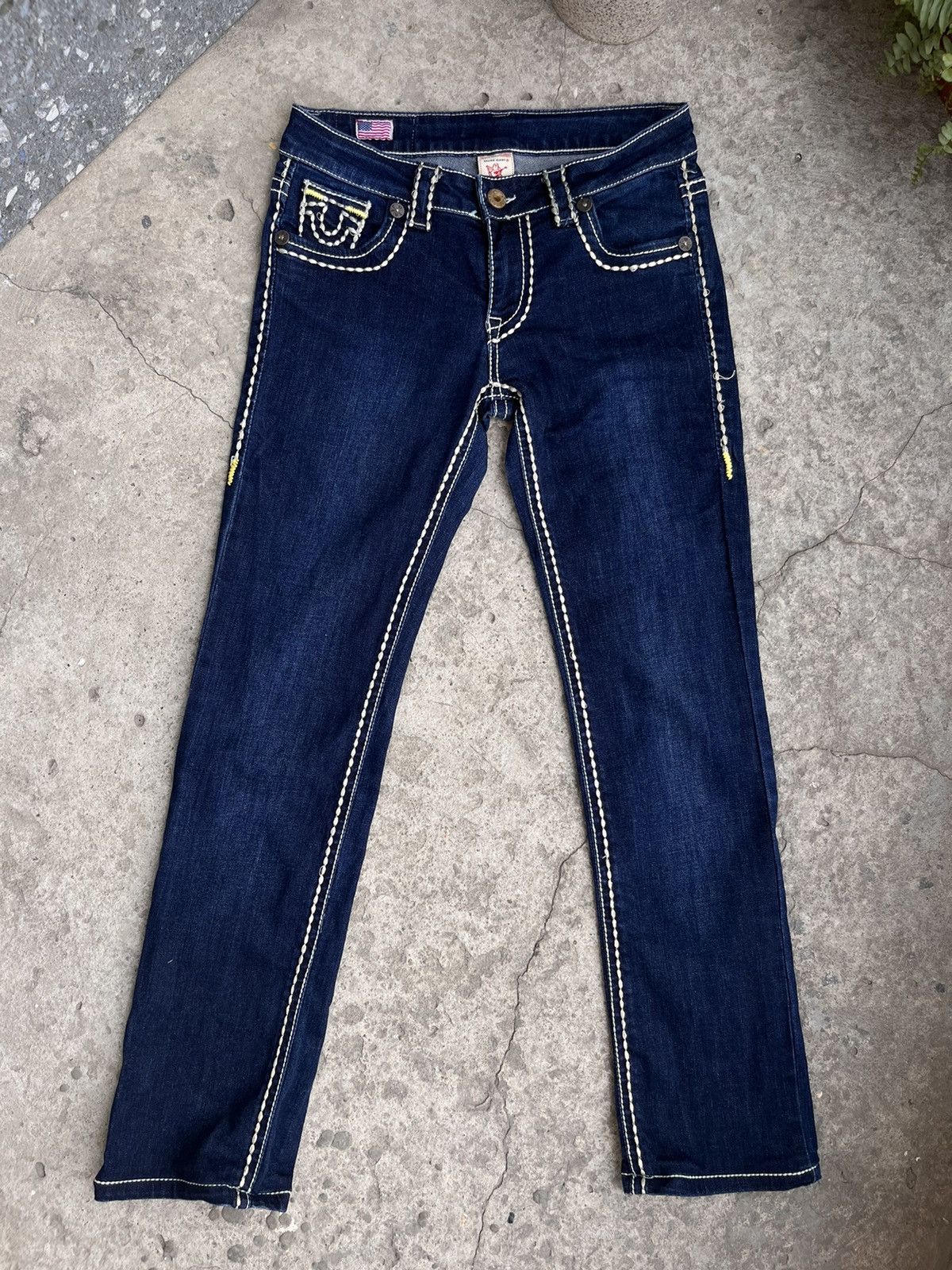 True Religion × Vintage Vintage True Religion Jeans Skinny Fit pants Size 29" - 2 Thumbnail
