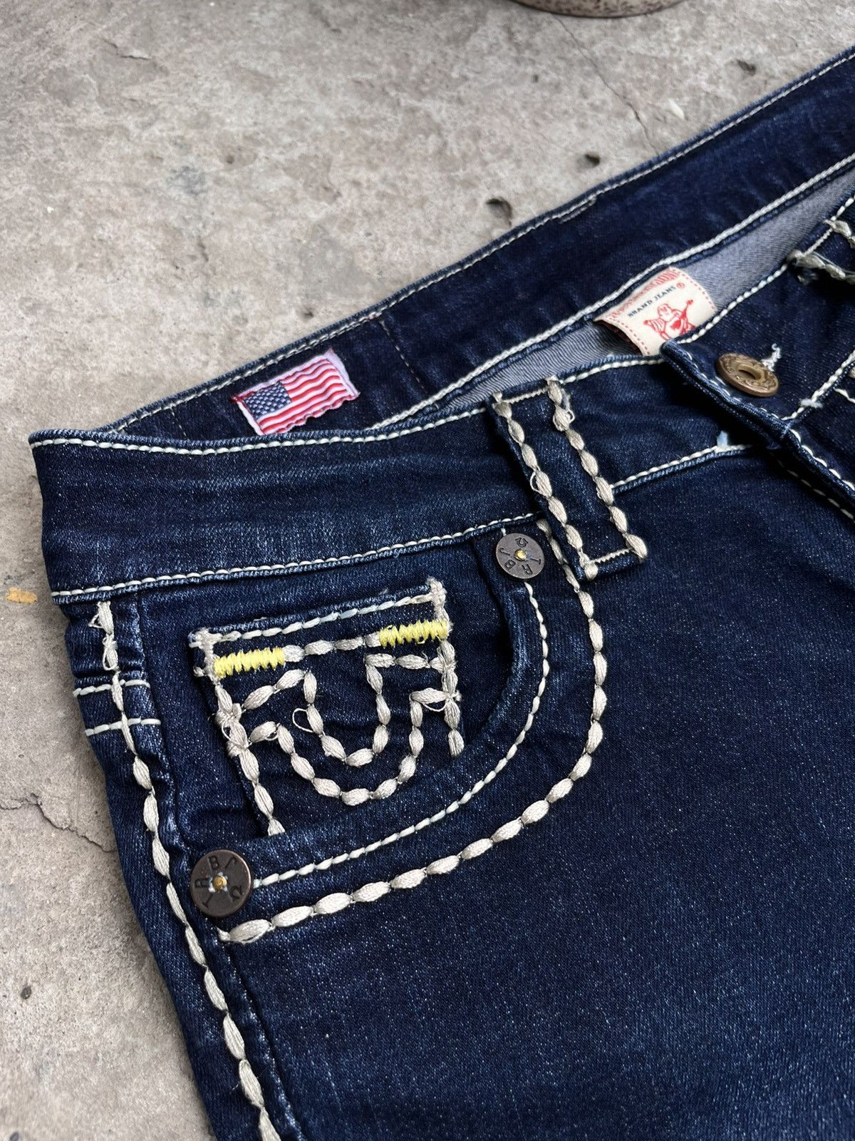 True Religion × Vintage Vintage True Religion Jeans Skinny Fit pants Size 29" - 4 Thumbnail