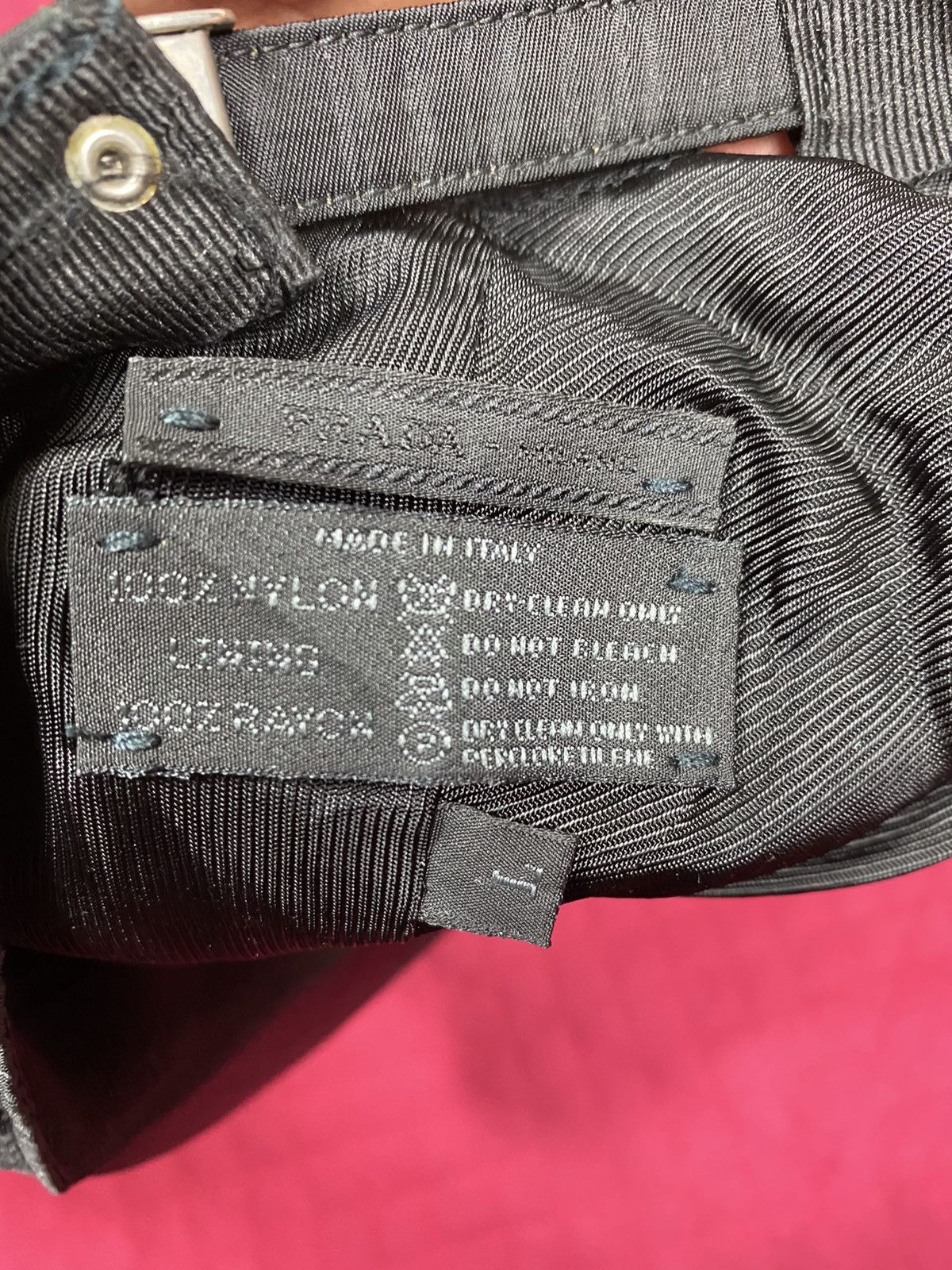 Prada Prada Cap Nylon Black Size ONE SIZE - 7 Thumbnail