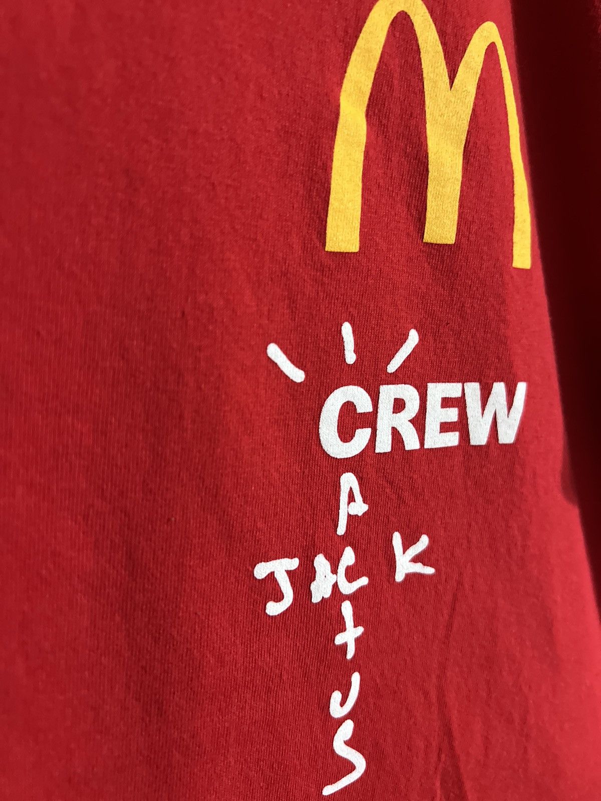 Travis Scott Travis Scott x McDonald's Cactus Jack Crew Graphic Tee Large Size US L / EU 52-54 / 3 - 3 Thumbnail