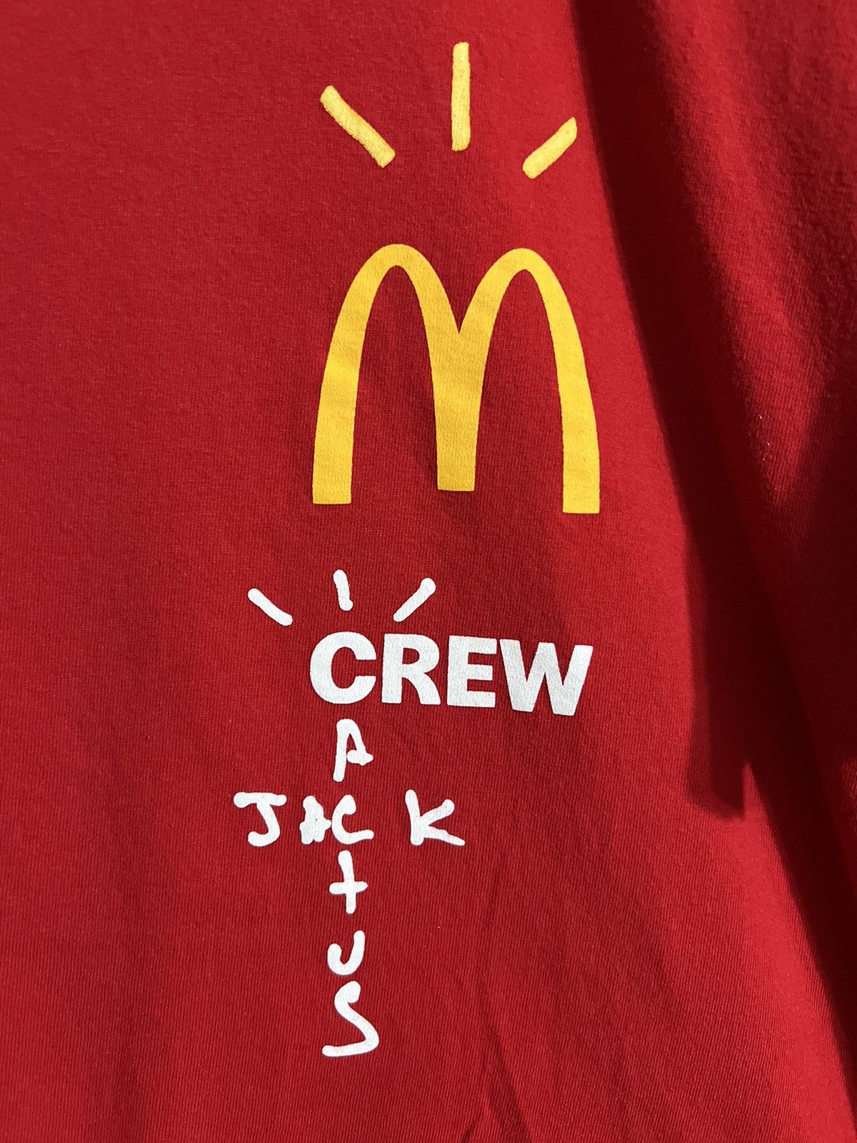 Travis Scott Travis Scott x McDonald's Cactus Jack Crew Graphic Tee Large Size US L / EU 52-54 / 3 - 2 Thumbnail