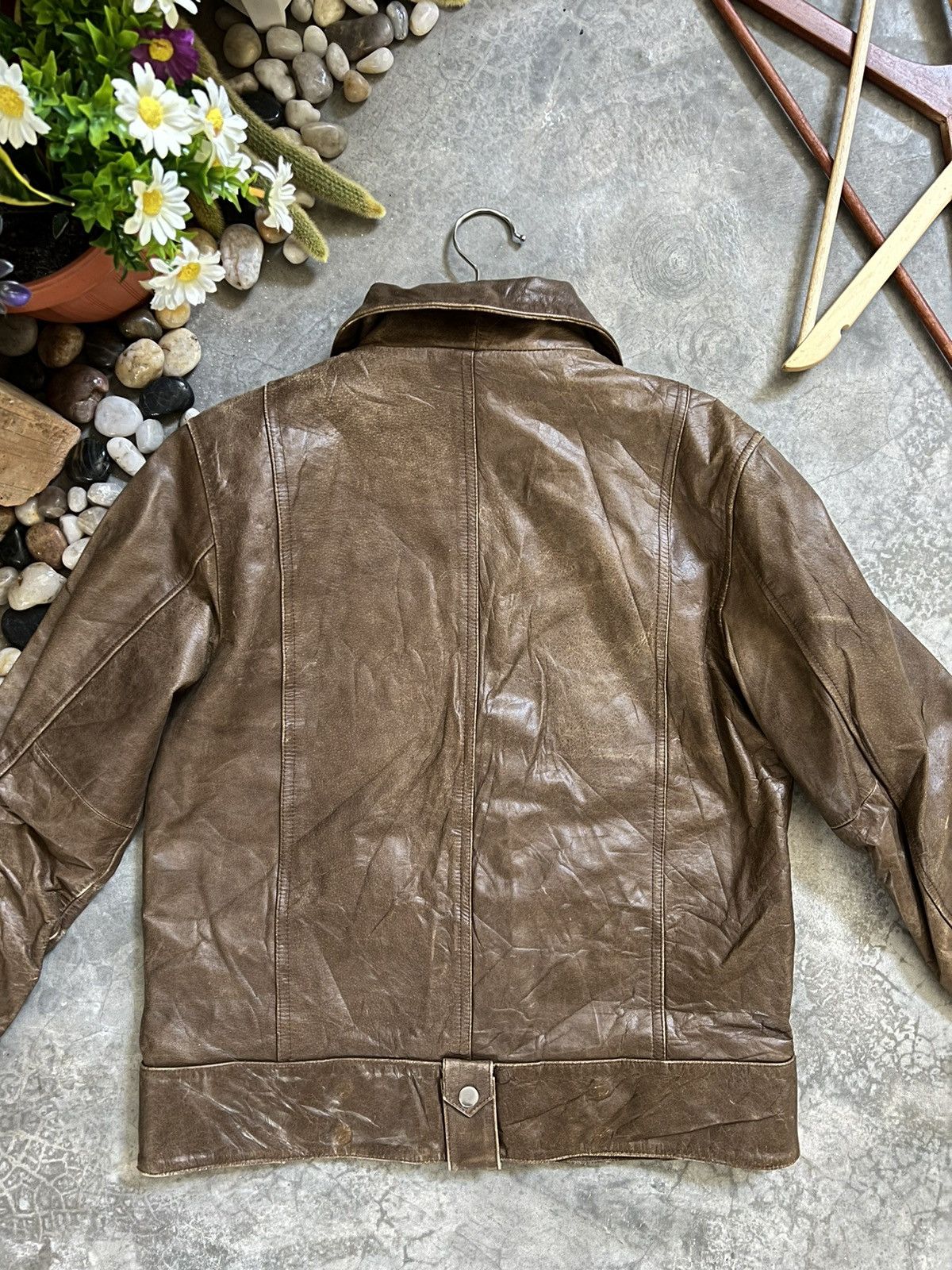 Japanese Brand × Vintage Steals 🔥 Purete Leather Jacket Size US L / EU 52-54 / 3 - 7 Thumbnail