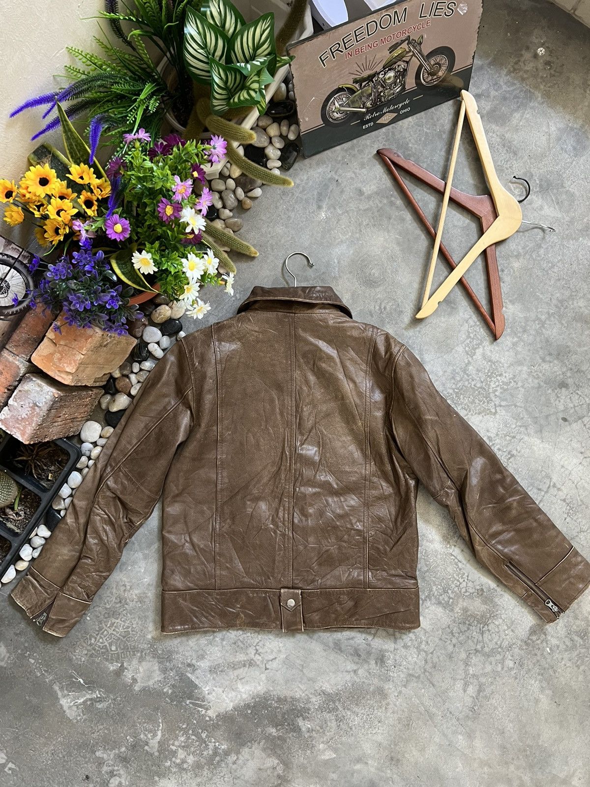 Japanese Brand × Vintage Steals 🔥 Purete Leather Jacket Size US L / EU 52-54 / 3 - 6 Thumbnail