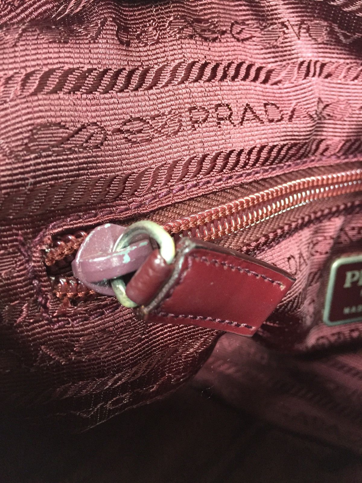 Prada Authentic Vintage Prada crossbody shoulder Nylon Bag Size ONE SIZE - 10 Thumbnail