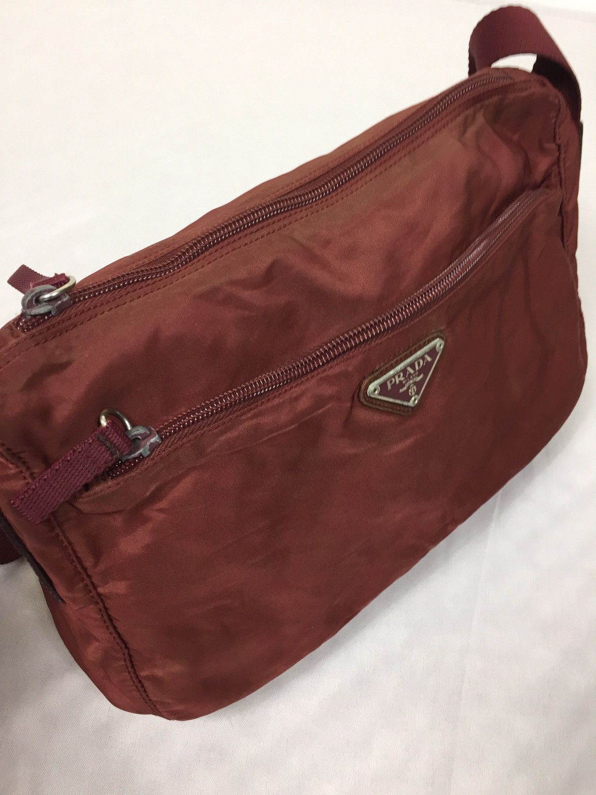 Prada Authentic Vintage Prada crossbody shoulder Nylon Bag Size ONE SIZE - 6 Thumbnail