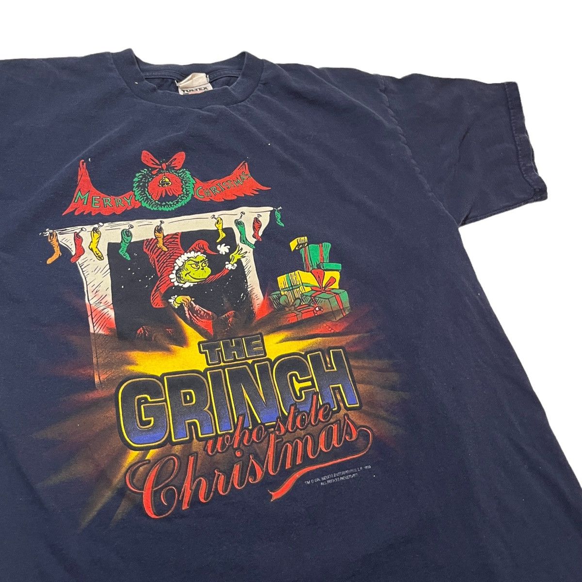 Vintage 1999 The Grinch Who Stole Christmas Tee Size US XL / EU 56 / 4 - 2 Thumbnail
