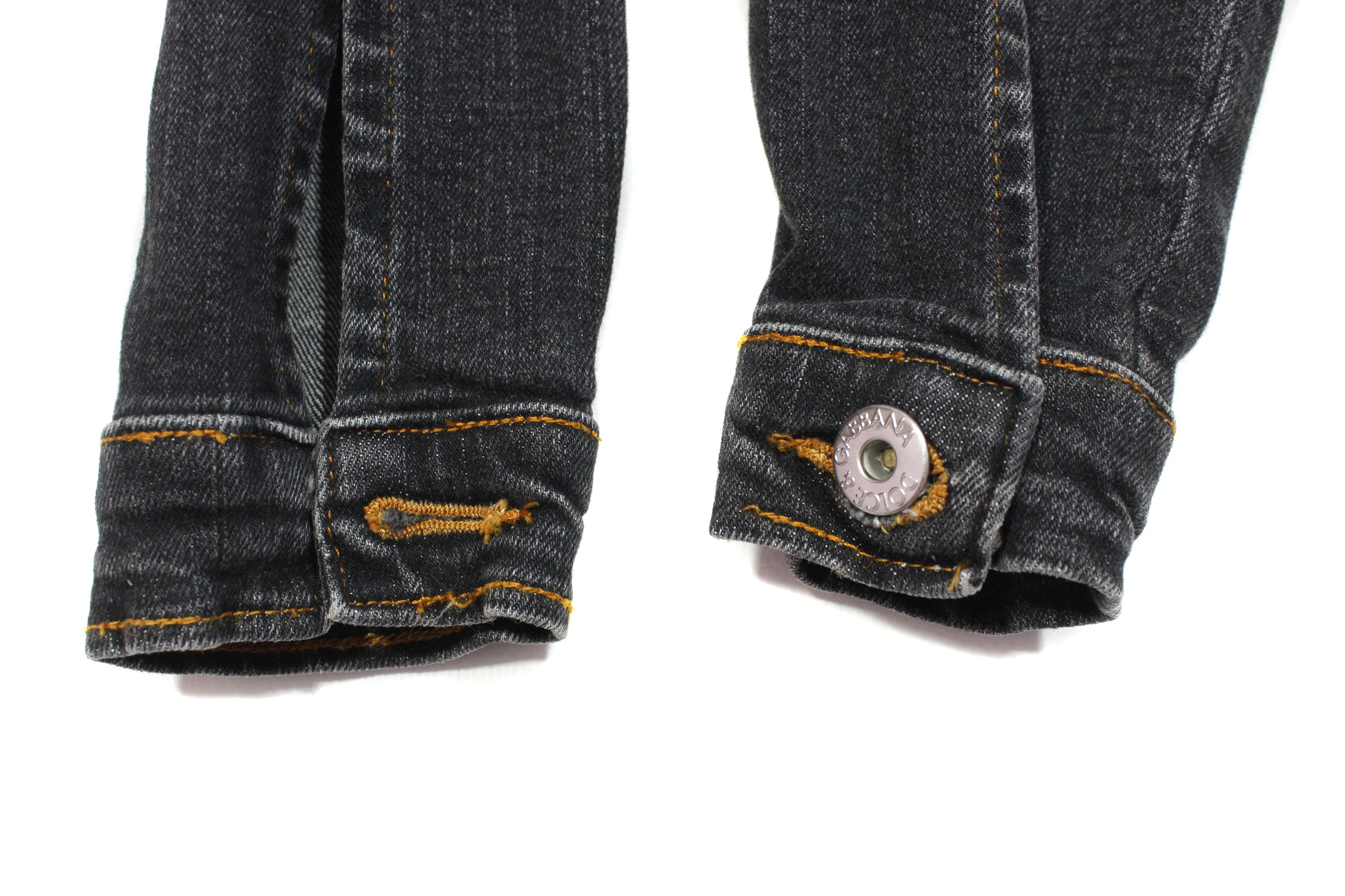 Dolce & Gabbana 90S Denim Faded Jacket Vintage Size S / US 4 / IT 40 - 7 Thumbnail