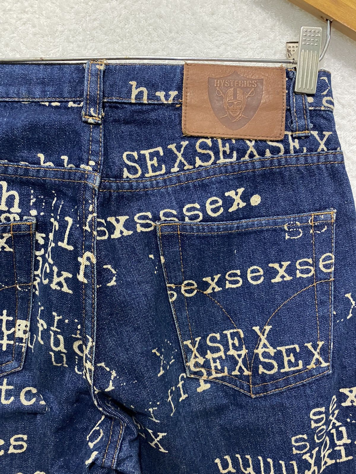 Vintage Hysteric Glamour Sex Typewriter Denim