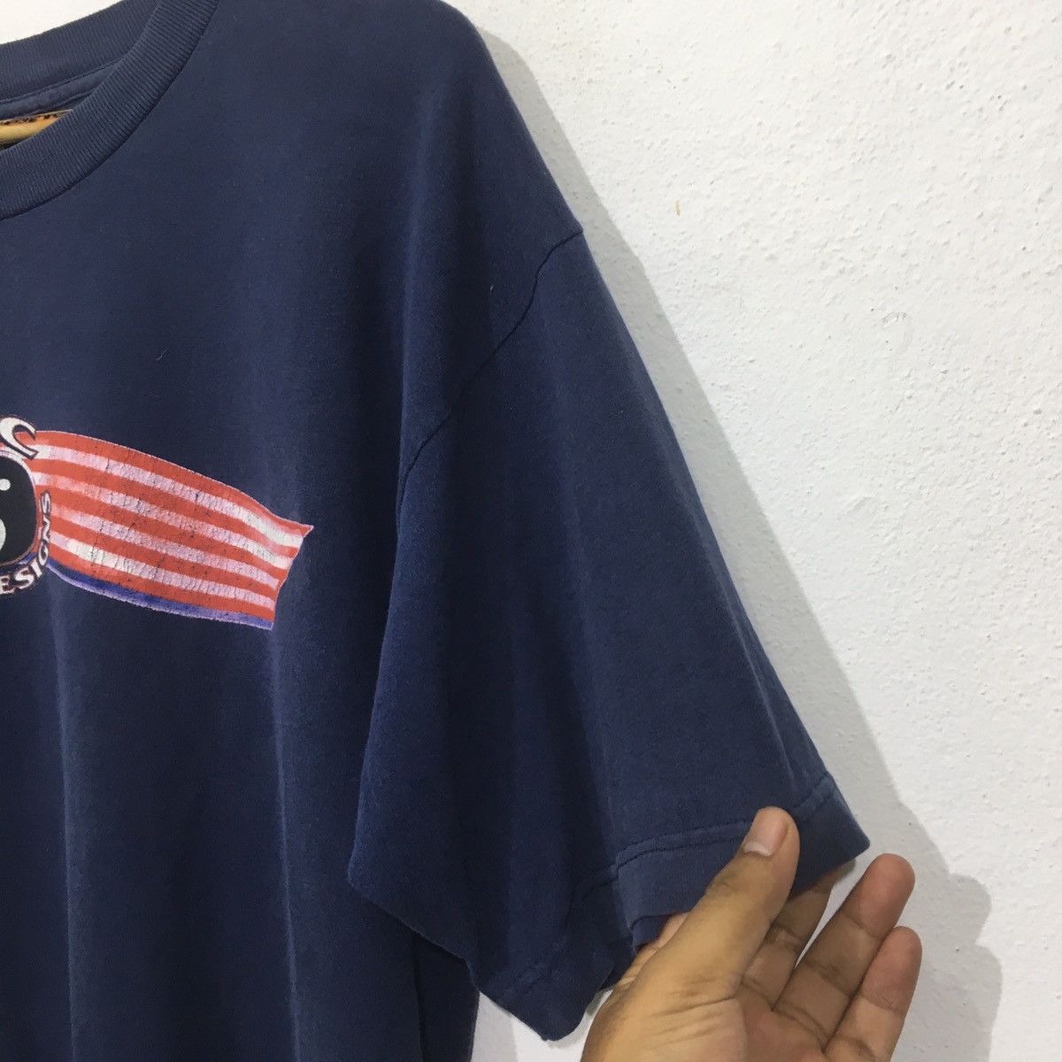 Vintage Vintage T&C Surf Hawaii Union Flag Design Logo Tshirt Size US L / EU 52-54 / 3 - 3 Thumbnail