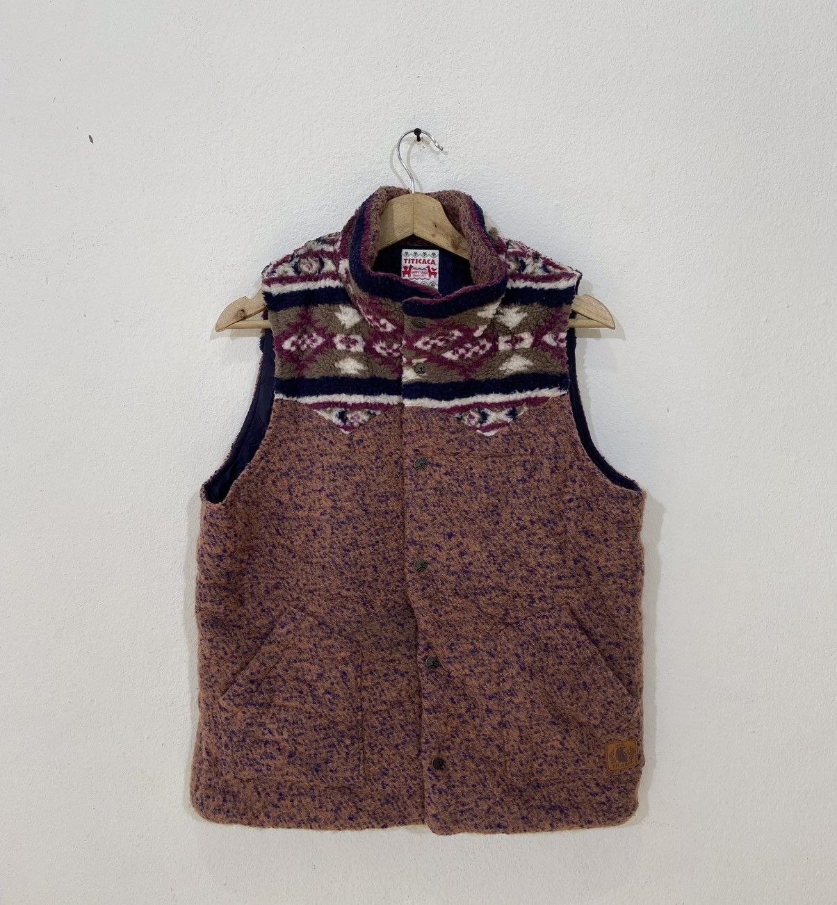 Vintage Titicaca Abstract Native Navajo Vest