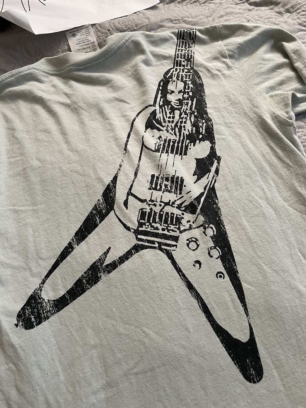 トップス vintage hysteric glamour fuckbear guitar Hysteric Glamour Hysteric glamour guitar t shirt | Grailed