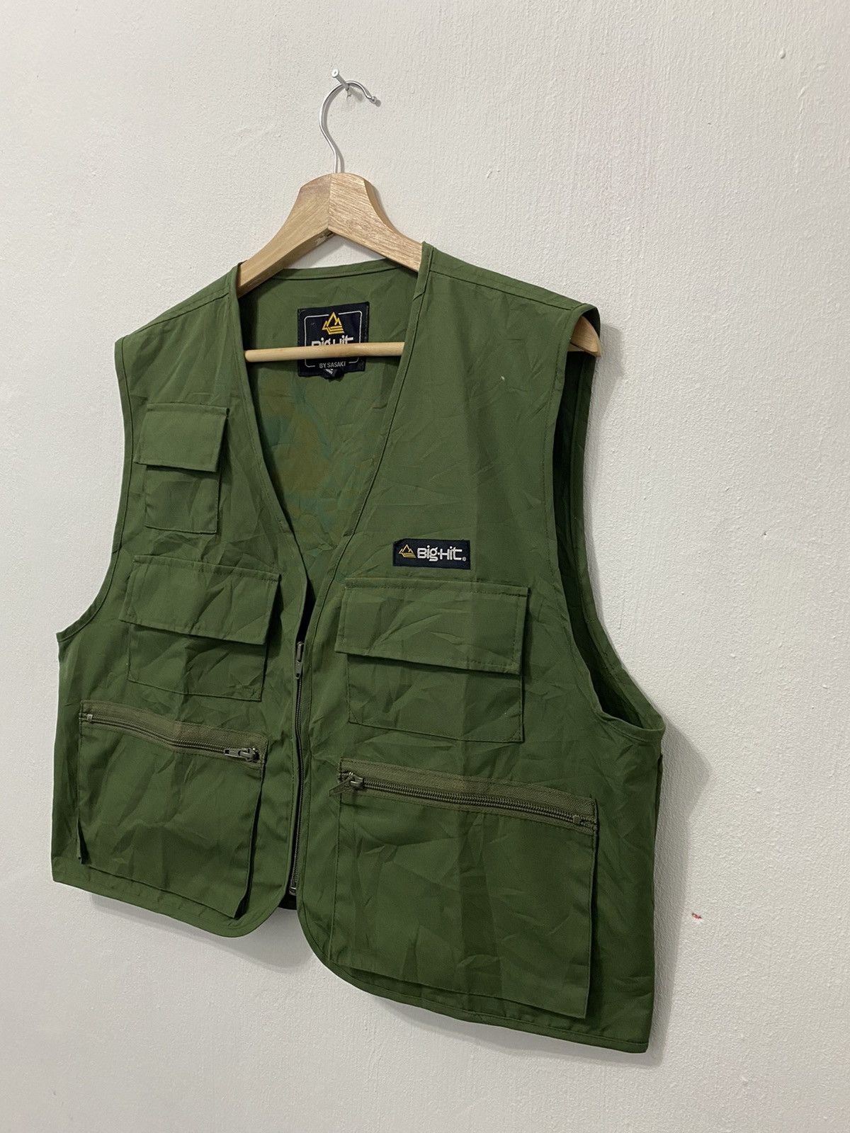Big-Hit by sasaki multi pocket jacket Sasaki vest