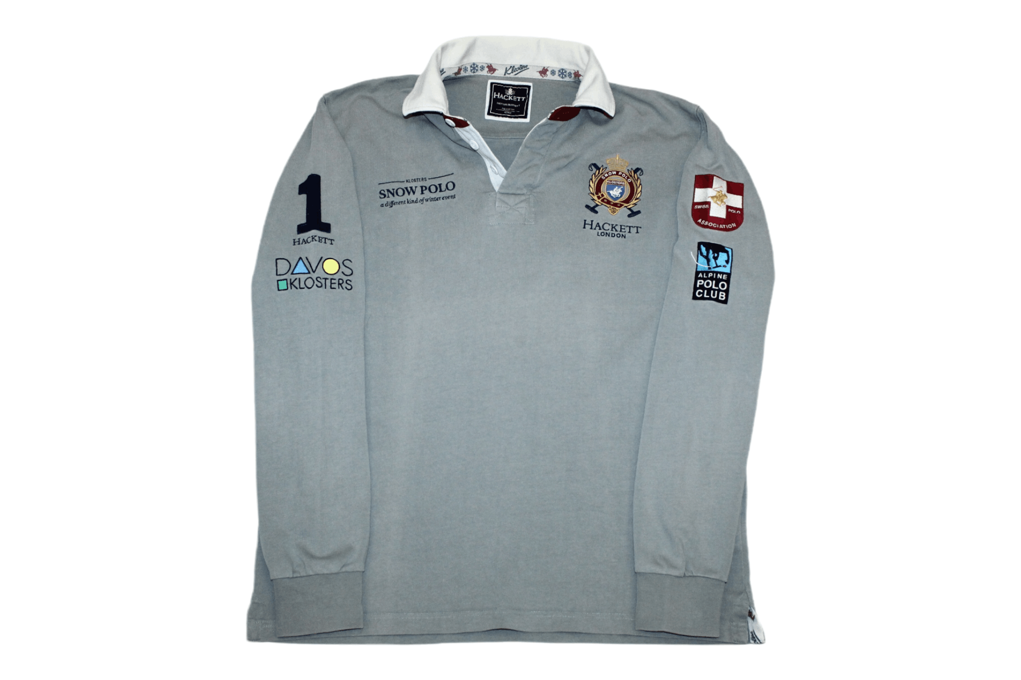 Hackett Vintage Hackett London Klosters Team Snow Polo Rugby Polo Shirt Grailed