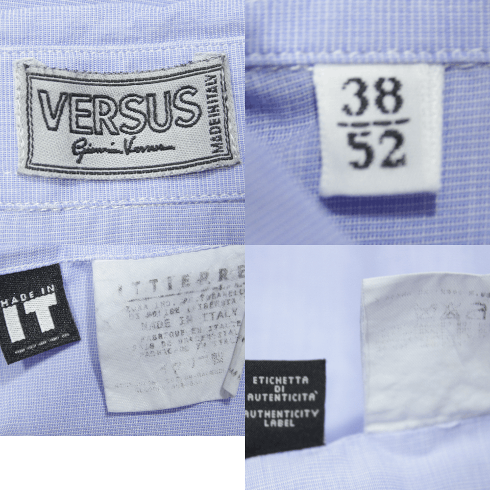 Versace Versus Gianni 90S Dress Shirt Vintage Size US L / EU 52-54 / 3 - 8 Thumbnail
