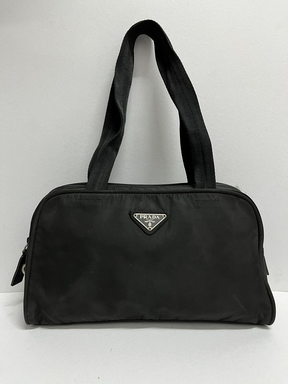 Authentic Prada Boston Nylon Bag