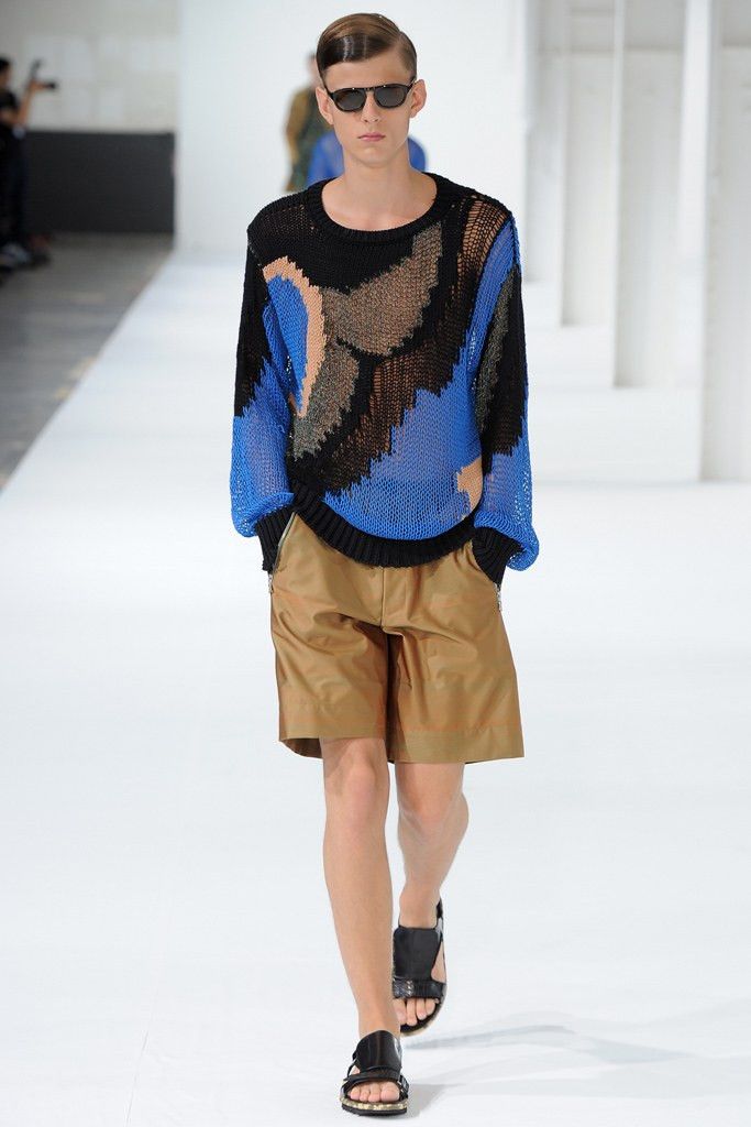 Dries Van Noten Dries Van Noten 2013 Spring Multi Color Crochet Knit Sweater Size US M / EU 48-50 / 2 - 2 Thumbnail