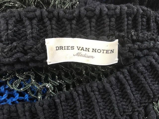 Dries Van Noten Dries Van Noten 2013 Spring Multi Color Crochet Knit Sweater Size US M / EU 48-50 / 2 - 7 Thumbnail
