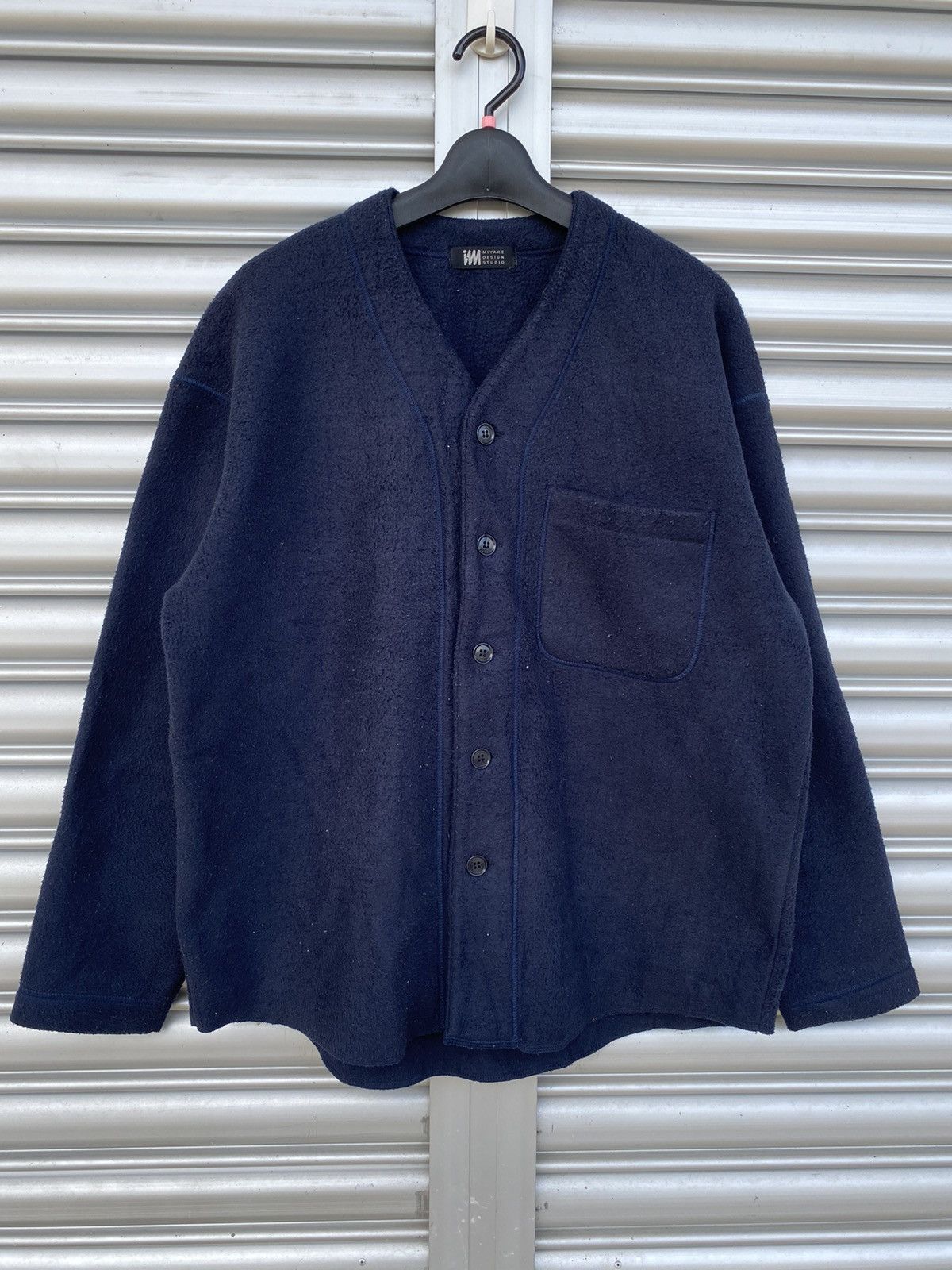 Designer × Issey Miyake × Japanese Brand ISSEY MIYAKE FLEECE BUTTON UP Size US M / EU 48-50 / 2 - 1 Thumbnail