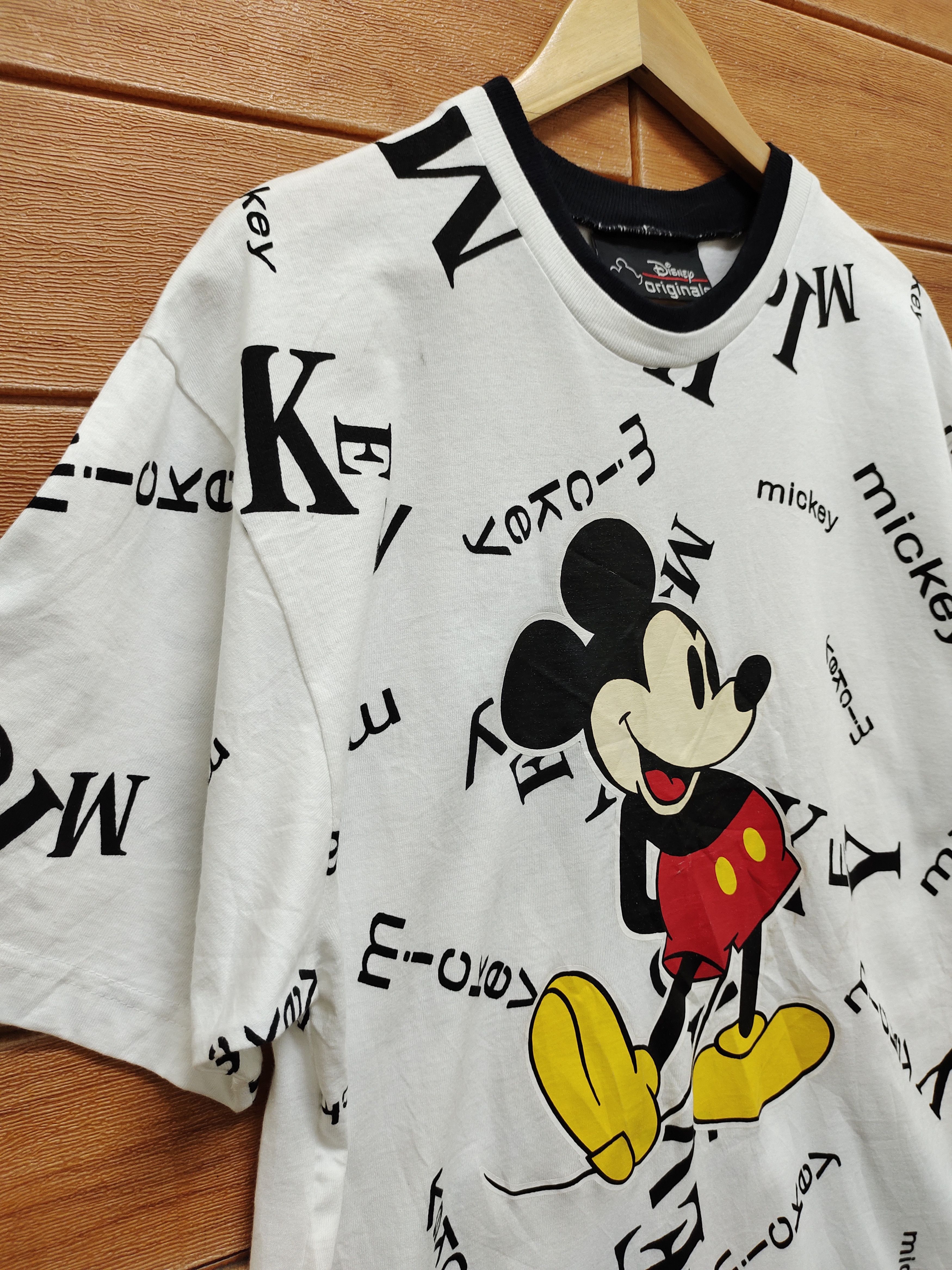 Disney Vintage 90s Mickey Mouse All Over Print T-Shirt Size US L / EU 52-54 / 3 - 3 Thumbnail