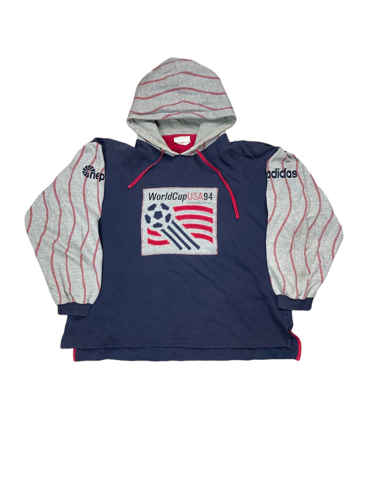 VTG 1994 Adidas Fifa World Cup Team USA Logo Hoodie Sweater