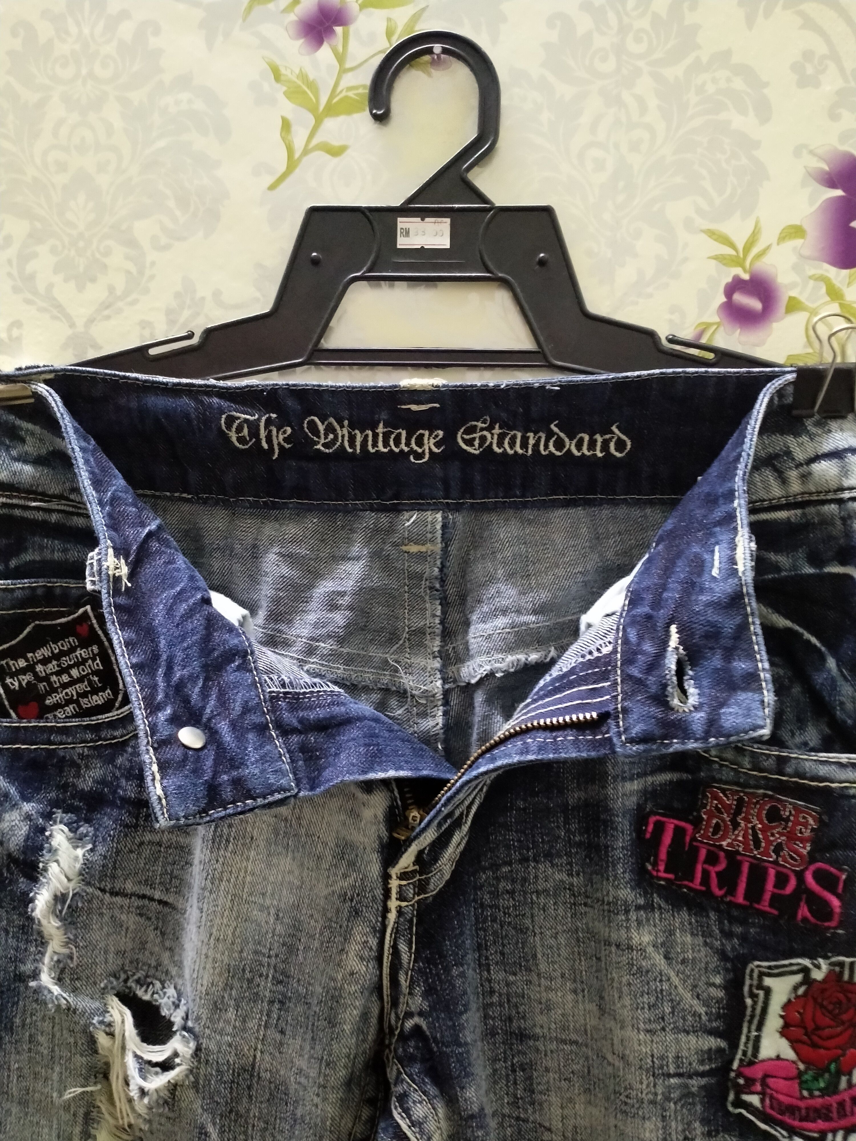 Japanese Brand × Rockstar Games ROCKSTAR/ORIGINAL JEANS/THE VINTAGE STANDARD Size US 31 - 8 Thumbnail