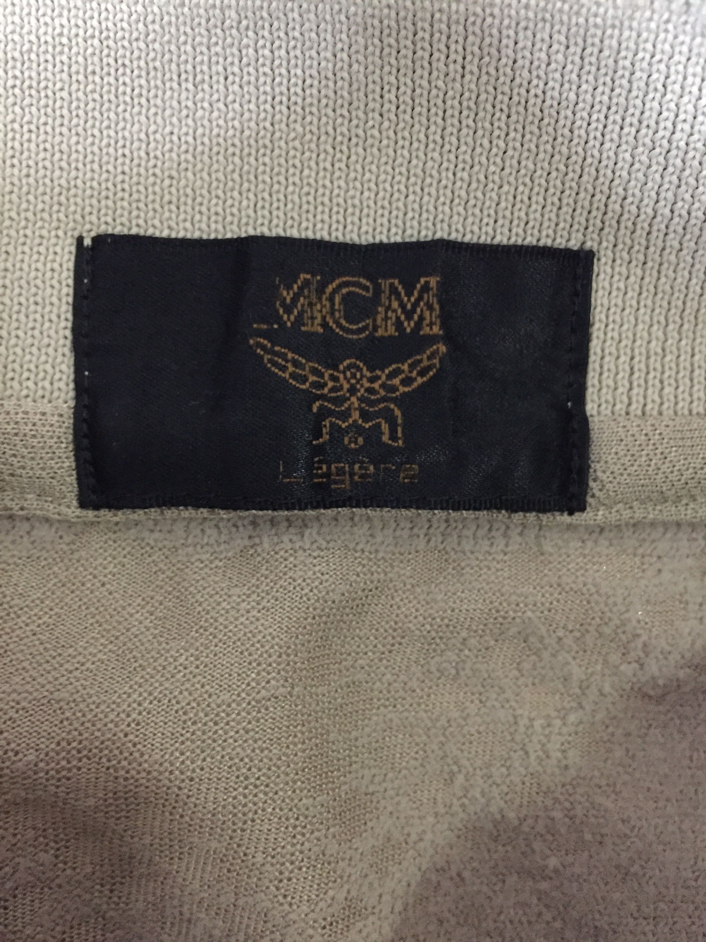 MCM MCM Legere Long Sleeve Polo Tee Size US M / EU 48-50 / 2 - 7 Thumbnail