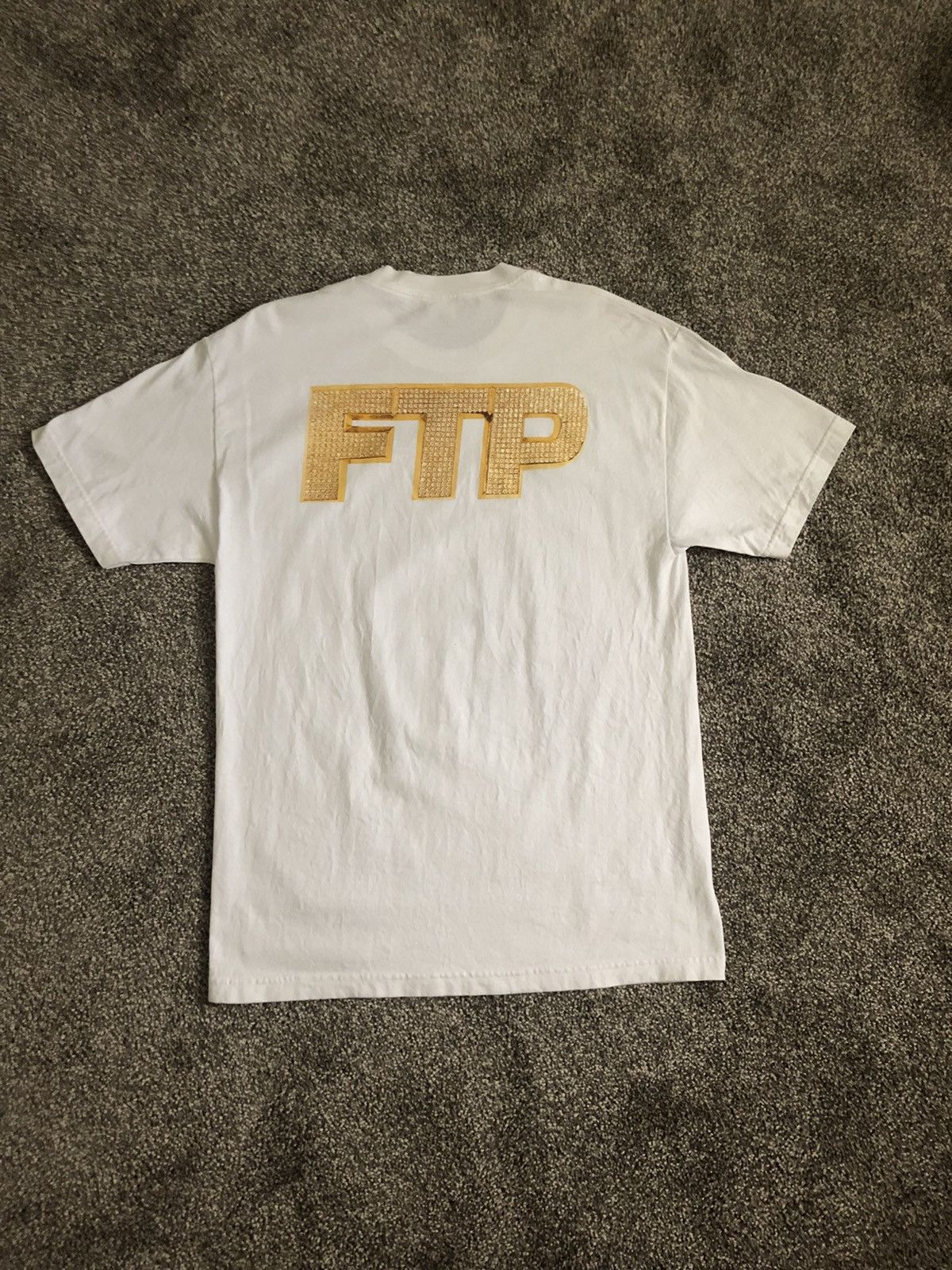 Fuck The Population FTP Bling Logo Shirt (L) Size US L / EU 52-54 / 3 - 4 Thumbnail