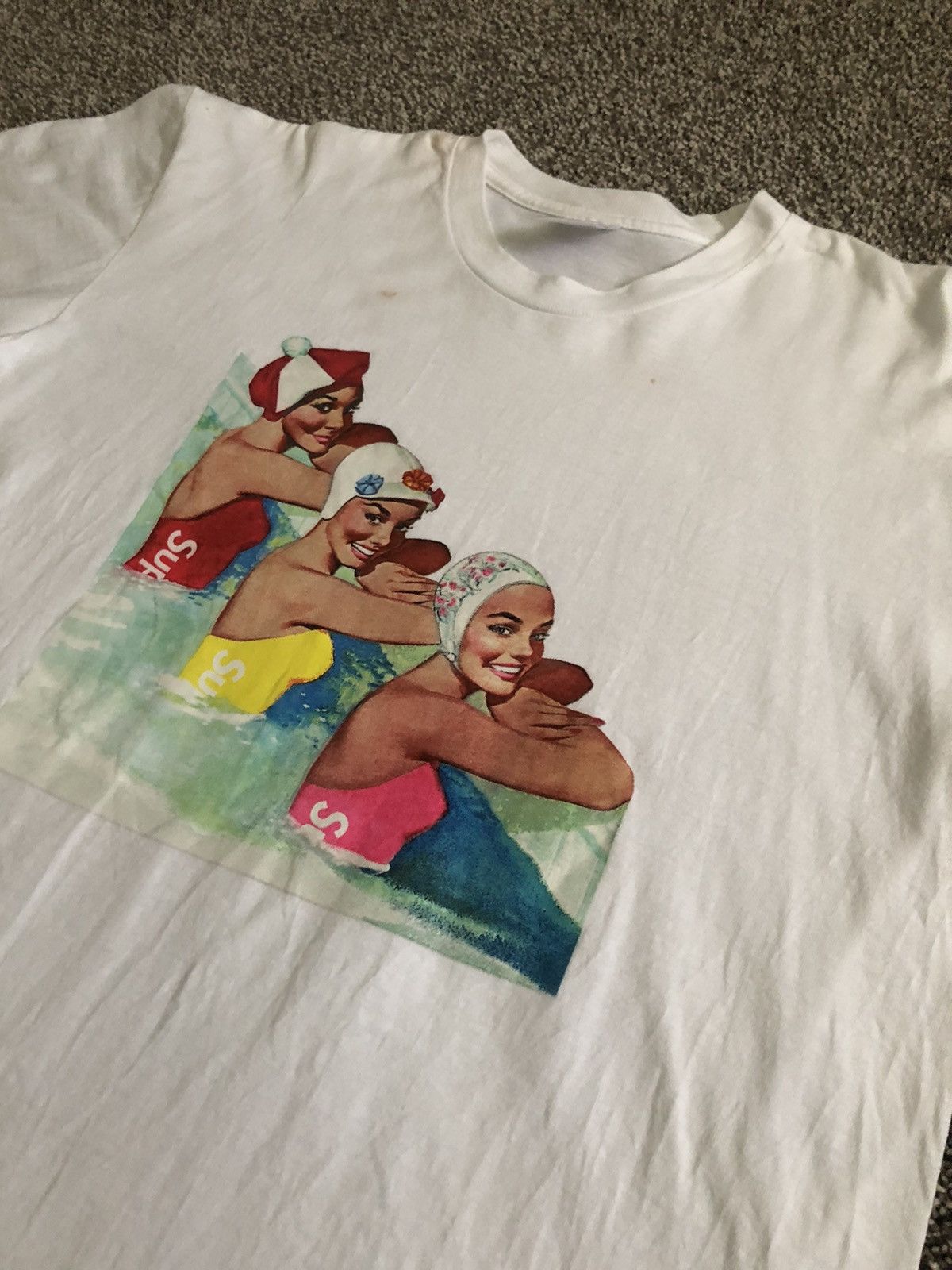 Supreme Supreme Swimmers Shirt (M) Size US M / EU 48-50 / 2 - 2 Thumbnail