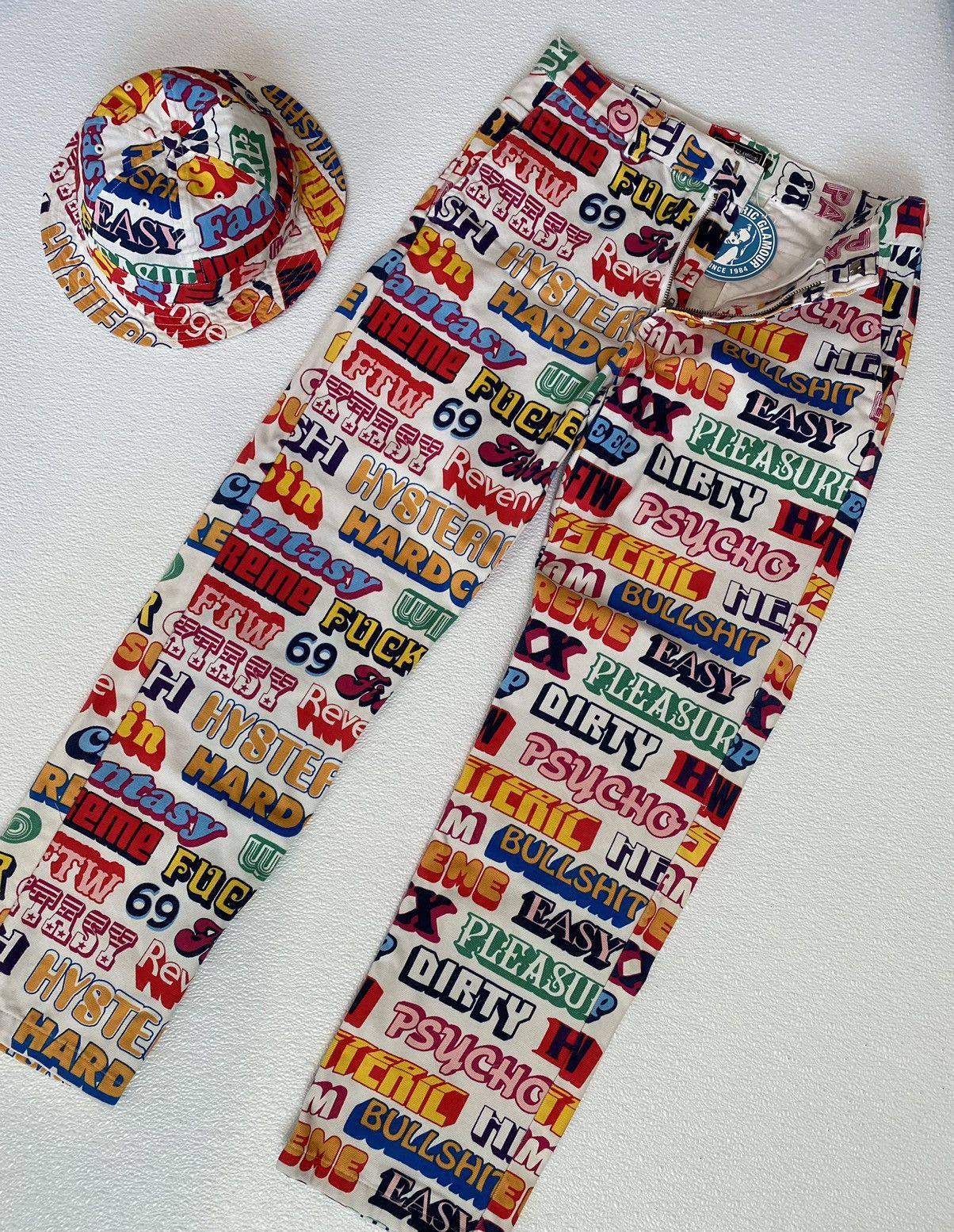 Supreme Supreme x Hysteric Glamour Text Work Pant | Grailed