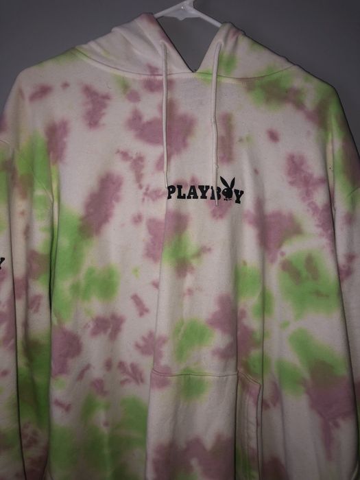 Pacsun playboy tie online dye hoodie