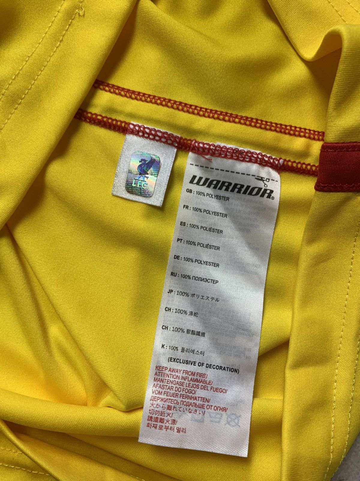 Other Liverpool Yellow soccer jersey away size XXL Size US XXL / EU 58 / 5 - 6 Thumbnail