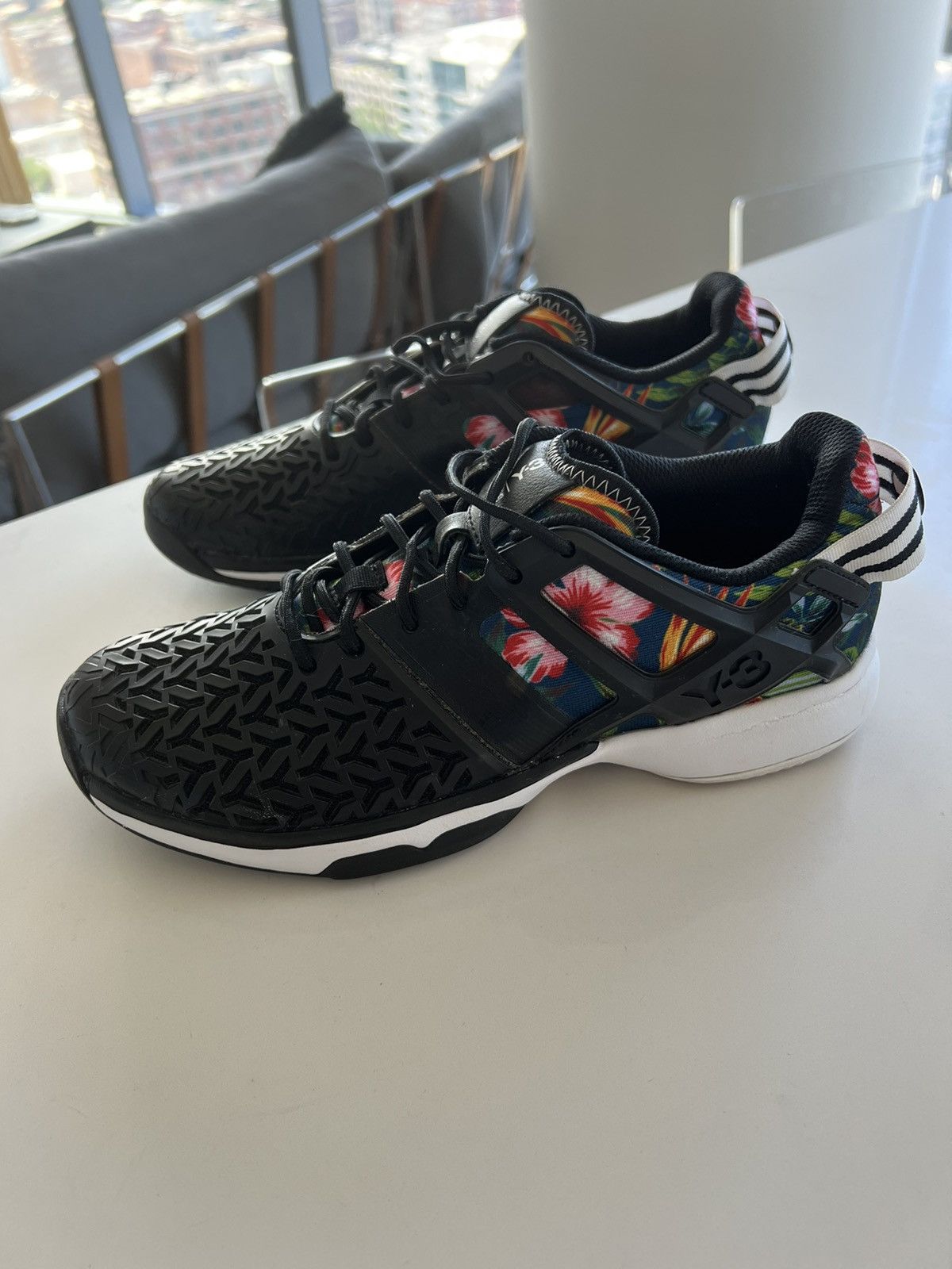 Adidas Y 3 Yohji Yamamoto Y3 Adidas Roland Garros Tennis Collection Floral Sneaker Grailed