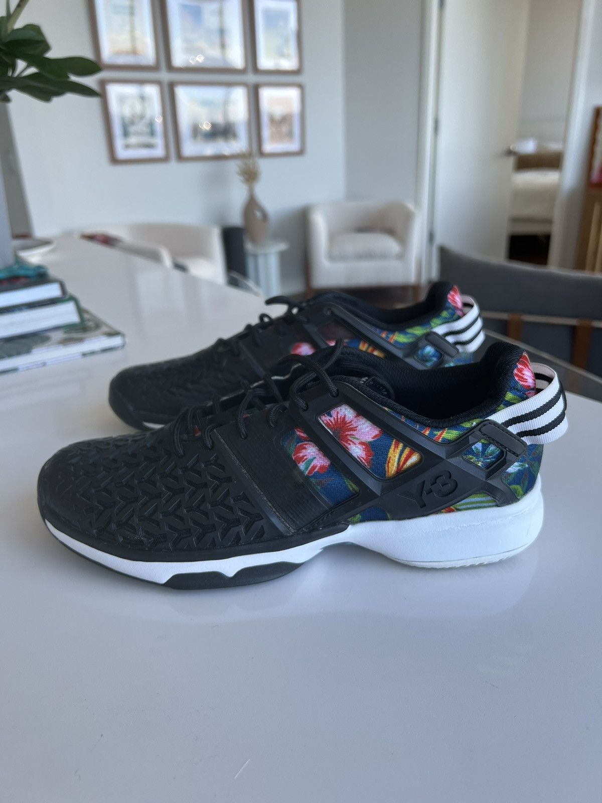 Adidas Y 3 Yohji Yamamoto Y3 Adidas Roland Garros Tennis Collection Floral Sneaker Grailed