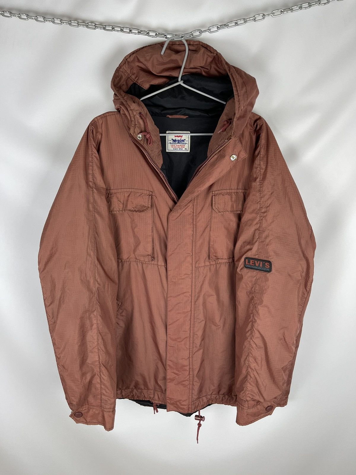 Levi’s San Francisco vintage 1997 nylon shimmer hood jacket