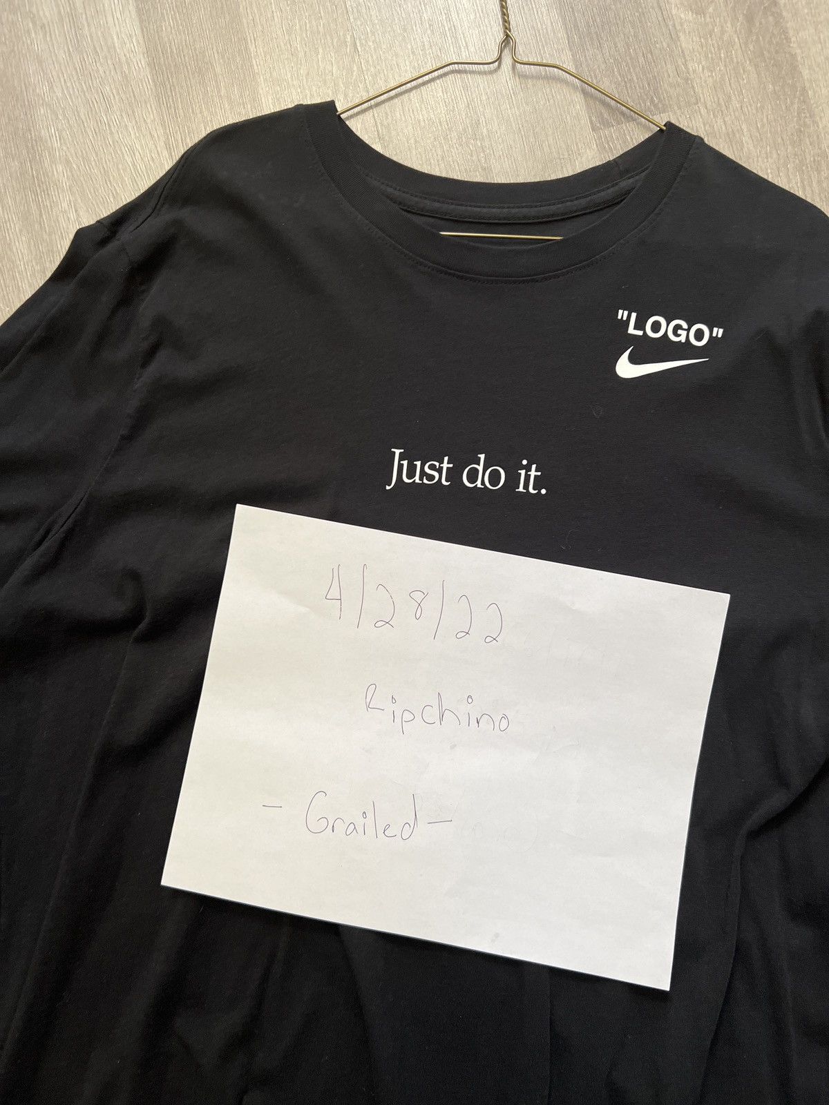 Nike off store white serena tee