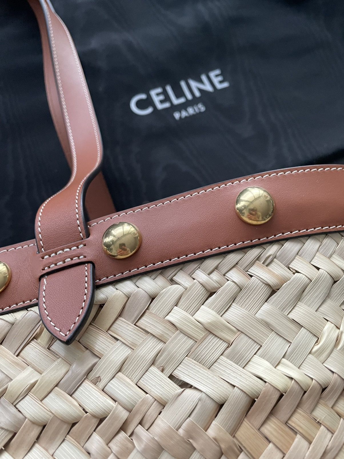 Celine × Hedi Slimane Super Runway Celine by Hedi Slimane Picnic Bag Brand New Size ONE SIZE - 14 Thumbnail