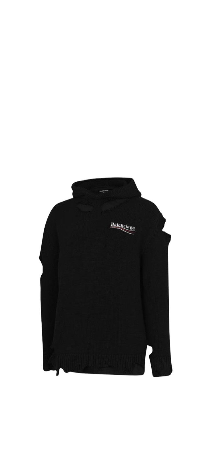 Balenciaga Distressed Campaign Hoodie