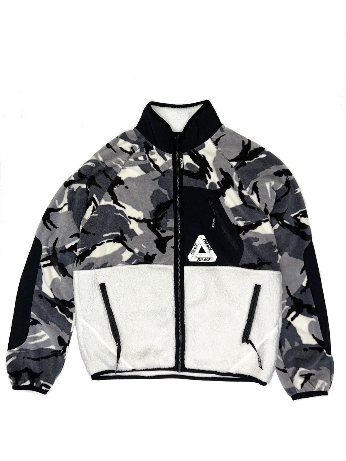 Palace Palace P-Surgent Fleece Snow Camo Jacket | Grailed