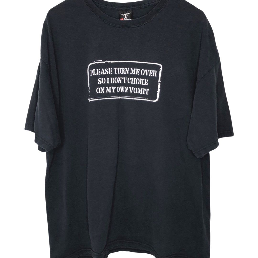Drink Beer Save Water × Vintage Vintage 90s Y2K Drinking Joke Funny Humor Faded Tee Size US XXL / EU 58 / 5 - 1 Thumbnail