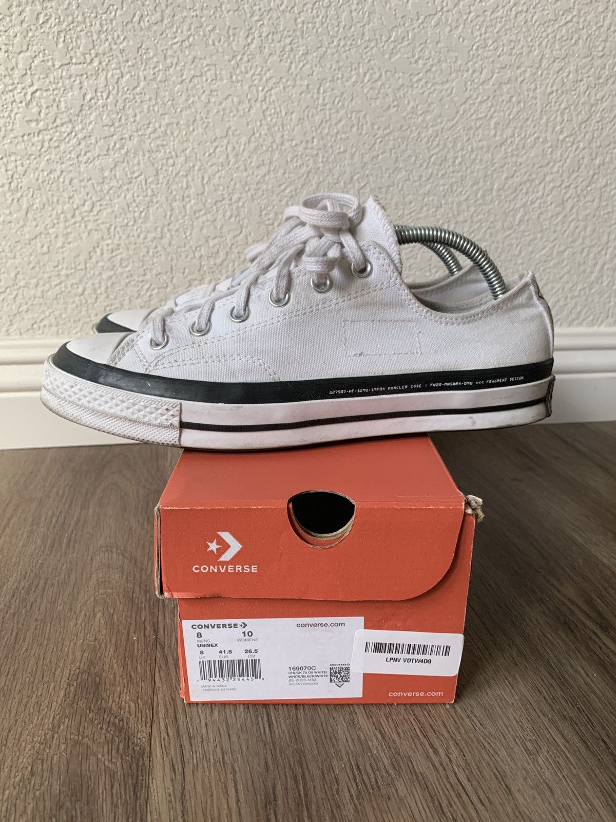 Fragment Converse Moncler chuck taylor all star 8