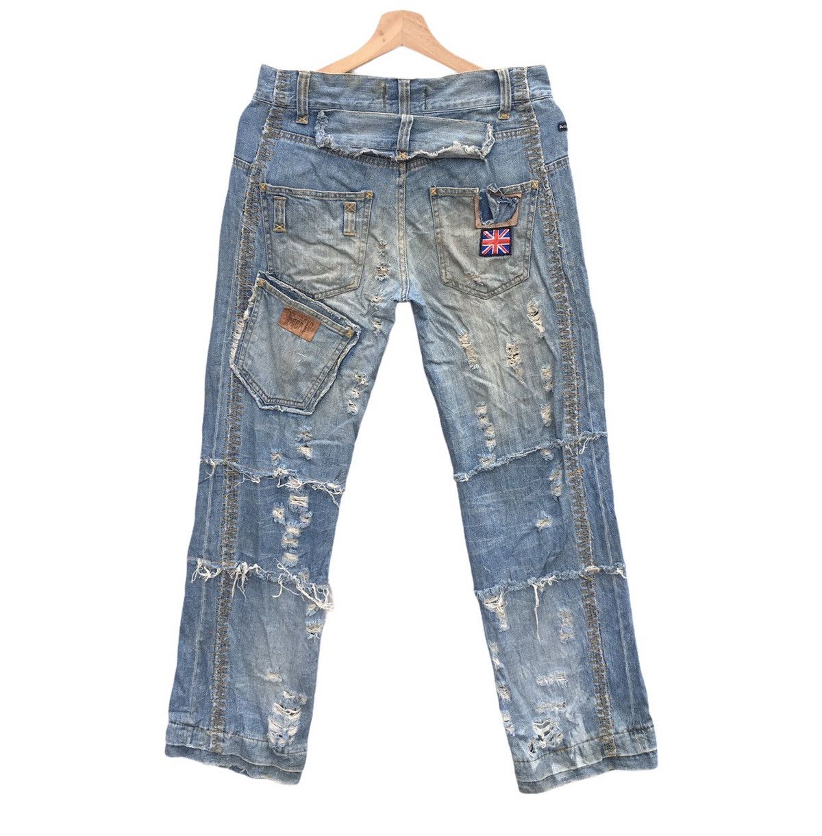 Dolce & Gabbana Super Rare Dolce & Gabbana Iconic David Beckham Destroy Jean Size US 32 / EU 48 - 5 Thumbnail