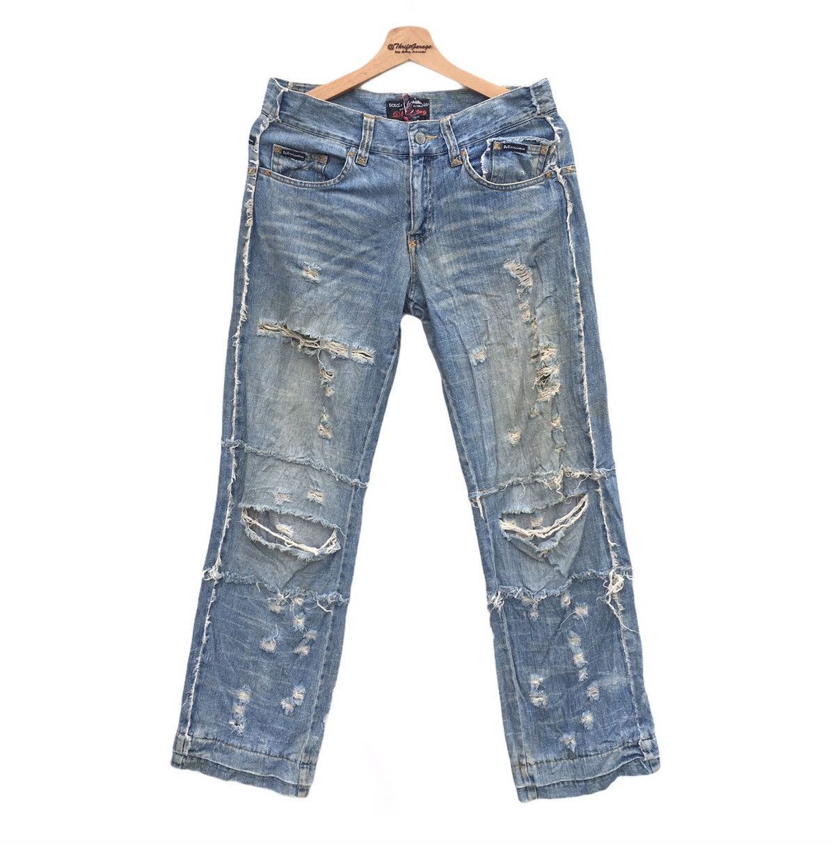 Dolce & Gabbana Super Rare Dolce & Gabbana Iconic David Beckham Destroy Jean Size US 32 / EU 48 - 1 Thumbnail