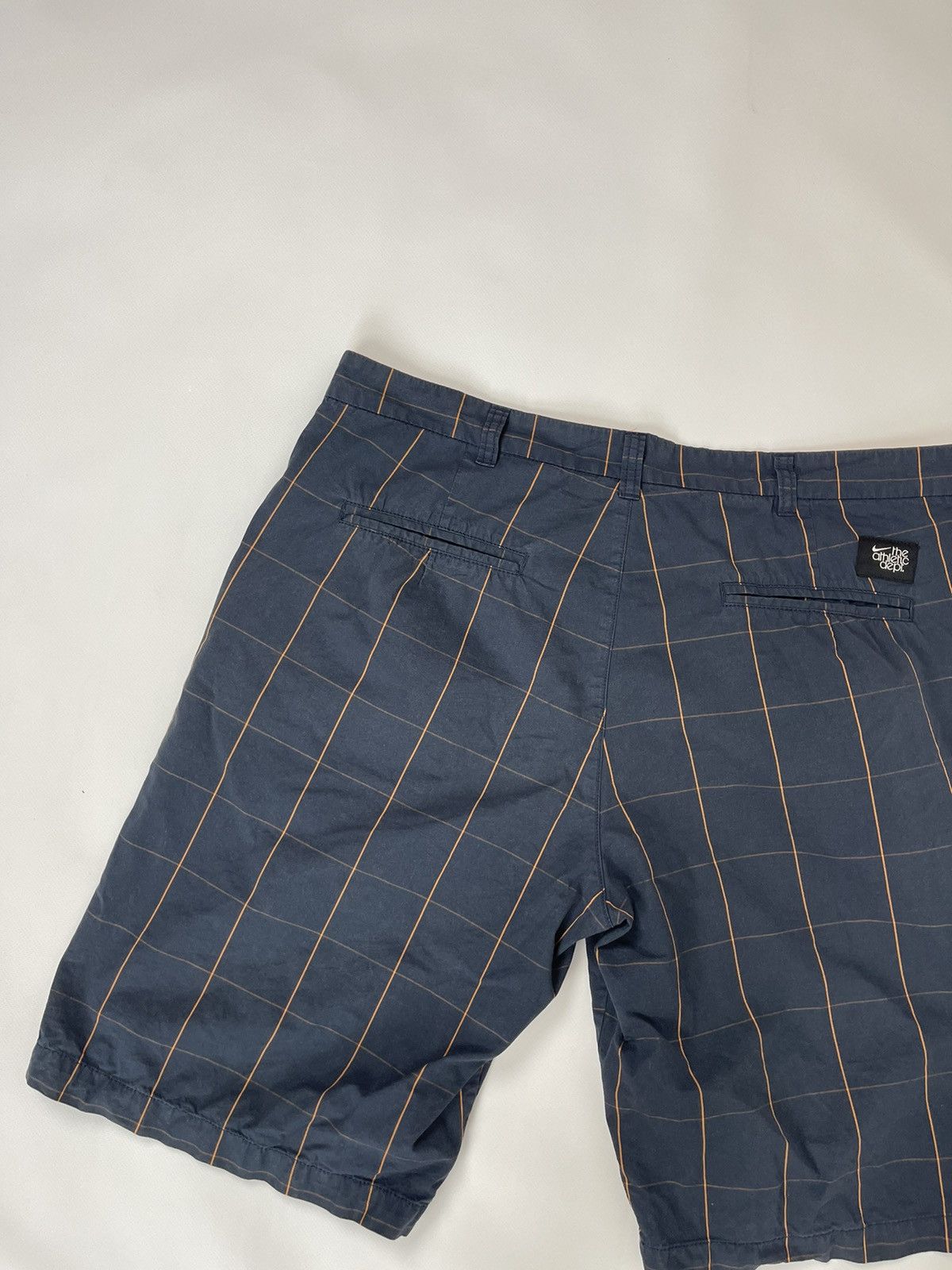 Nike Nike vintage y2k checkered navy chino shorts swoosh logo Size US 34 / EU 50 - 11 Thumbnail