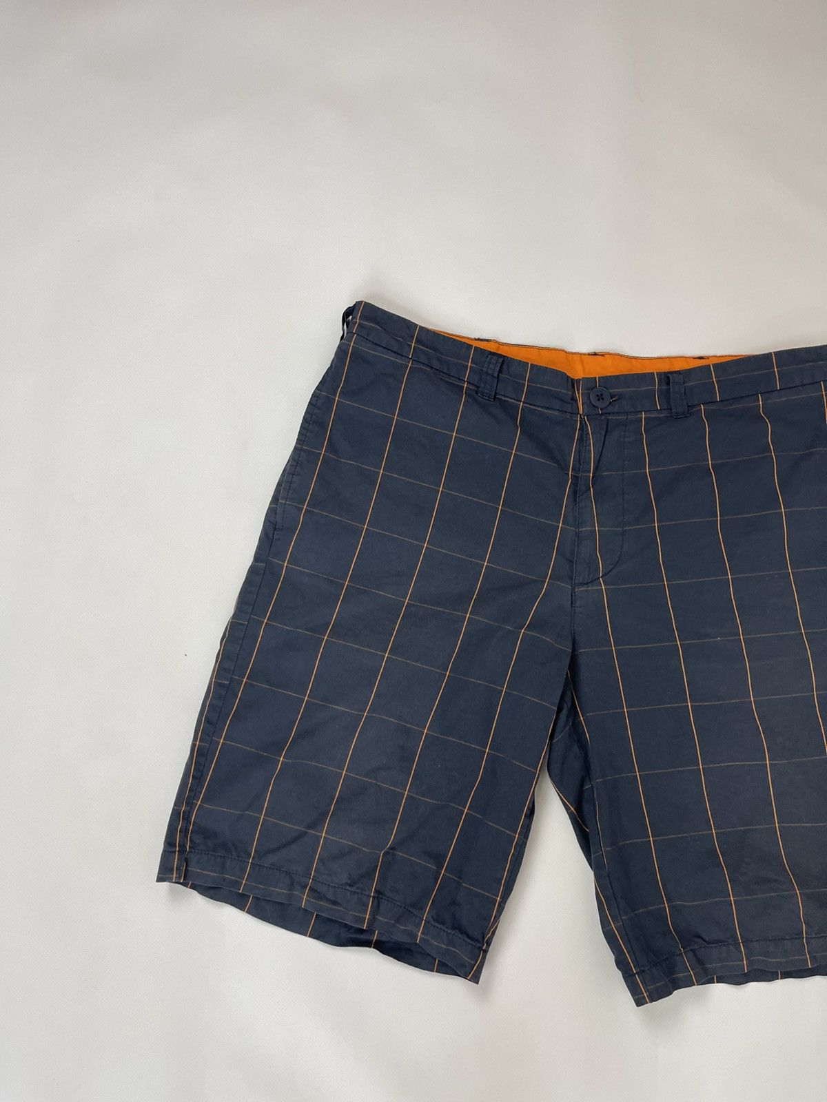 Nike Nike vintage y2k checkered navy chino shorts swoosh logo Size US 34 / EU 50 - 4 Thumbnail