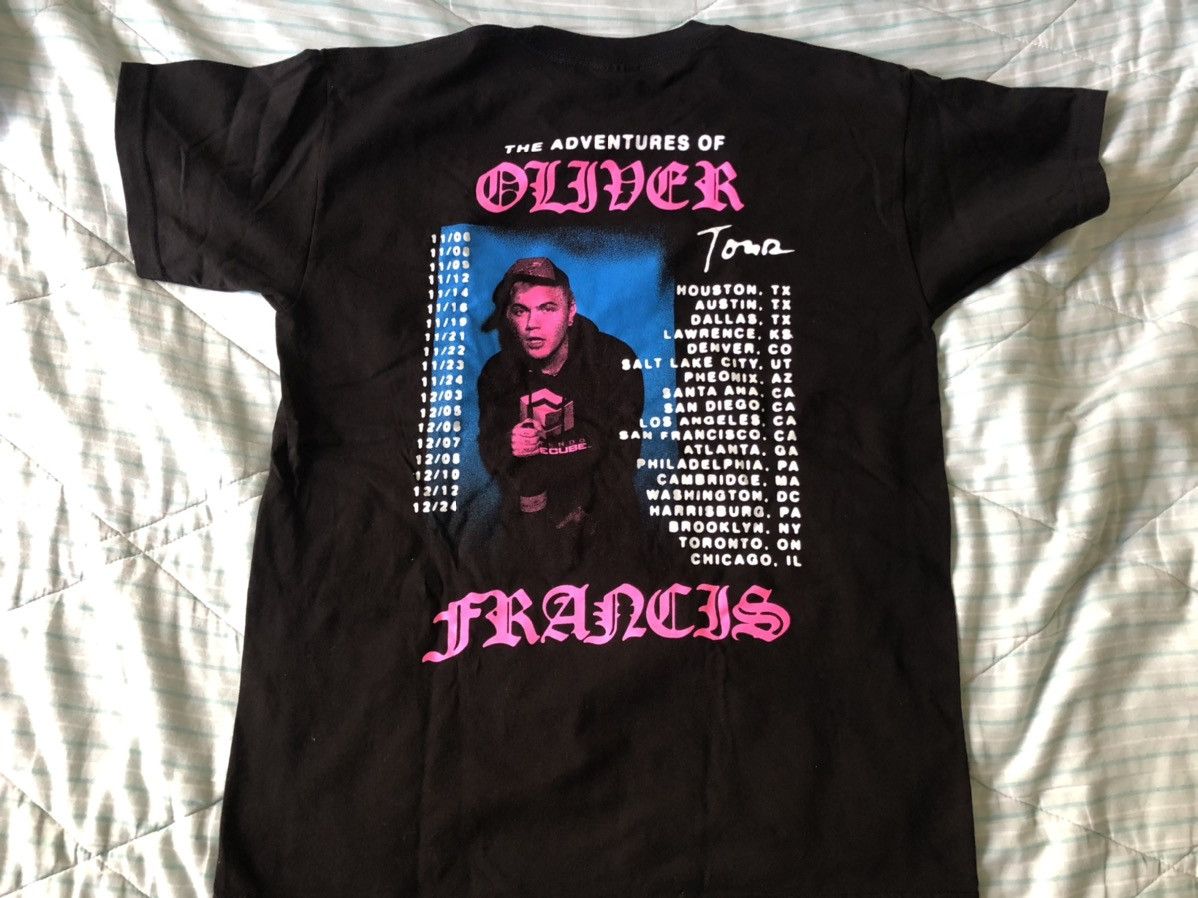 Band Tees Oliver Francis - The Adventures of Oliver Francis Tour Size US L / EU 52-54 / 3 - 1 Thumbnail